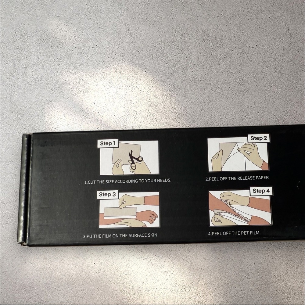 AIDVOK Tattoo‎ Aftercare Bandage 6in x 5.46yd Roll Medical Polyurethane Film - Picture 2 of 7